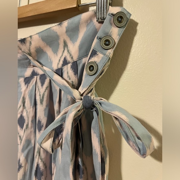 Hei Hei Pants by Anthropologie Womens Print Boho Waist Tie Tapered size 6 - Picture 3 of 9